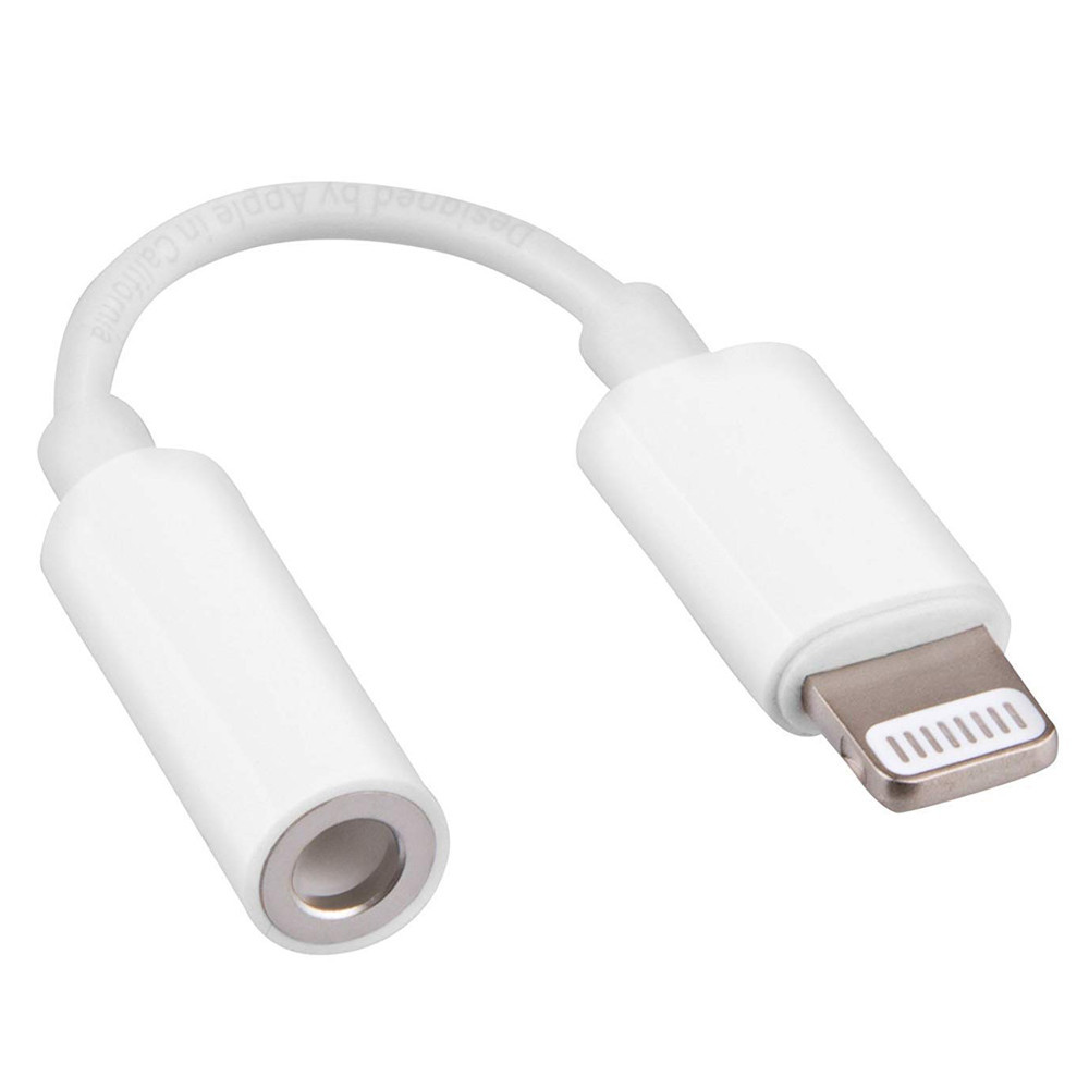 Adaptador Audífonos Compatible Con iPhone 3.5 mm Auxiliar