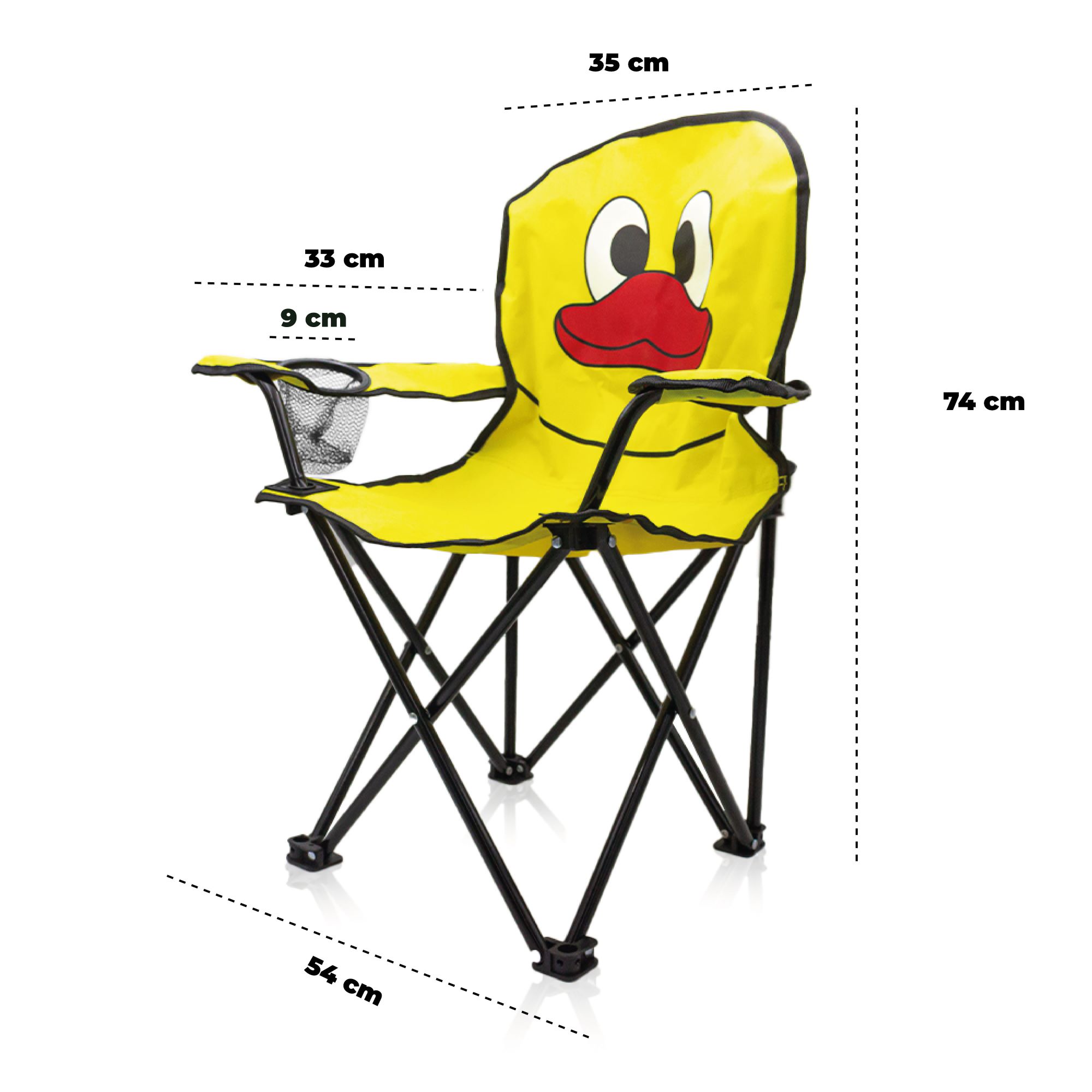 Silla Plegable Para Camping Infantil Pato .