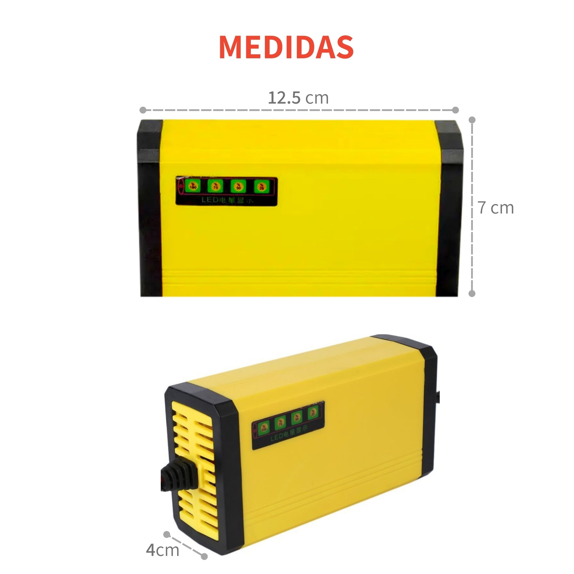 Cargador De Baterías Automotriz Automático Practico