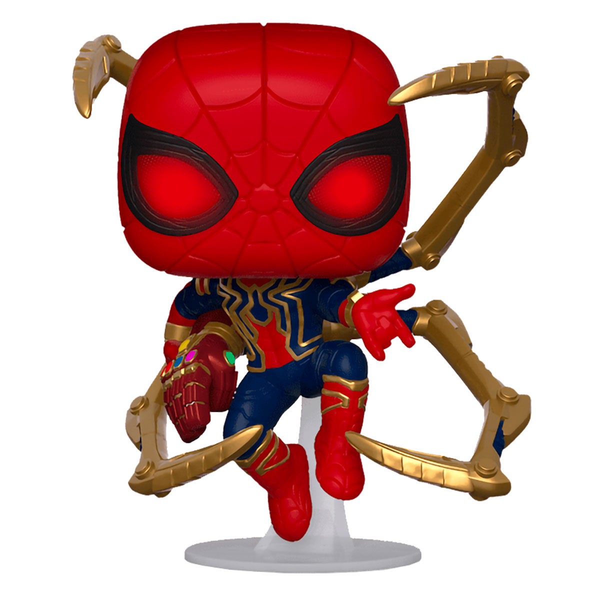 Funko pop Iron Spider Con Guantelete #574 Glow Avengers EndGame Marvel Original