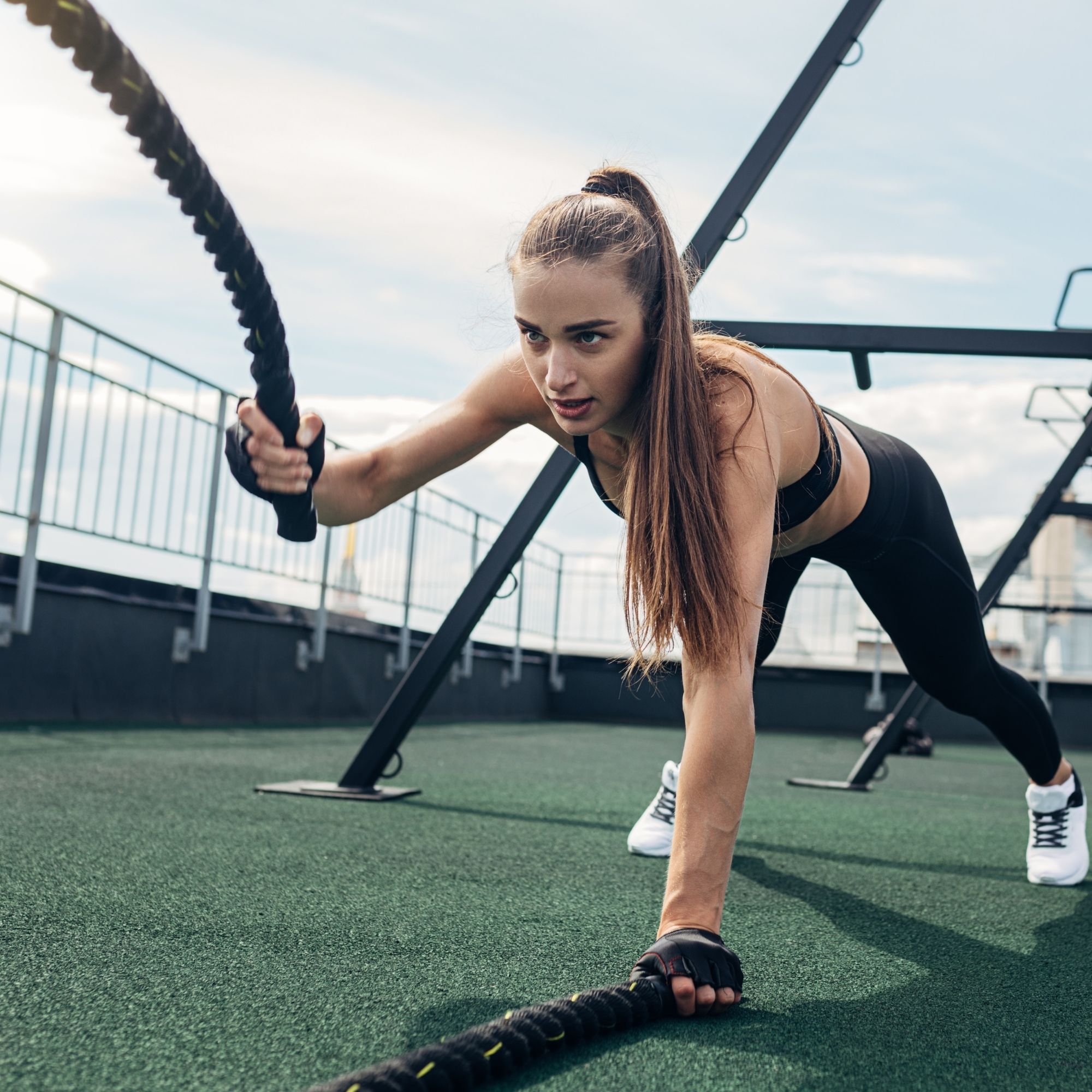 Cuerda De Azote Para Crossfit Battle Rope Nylon 9m Pro