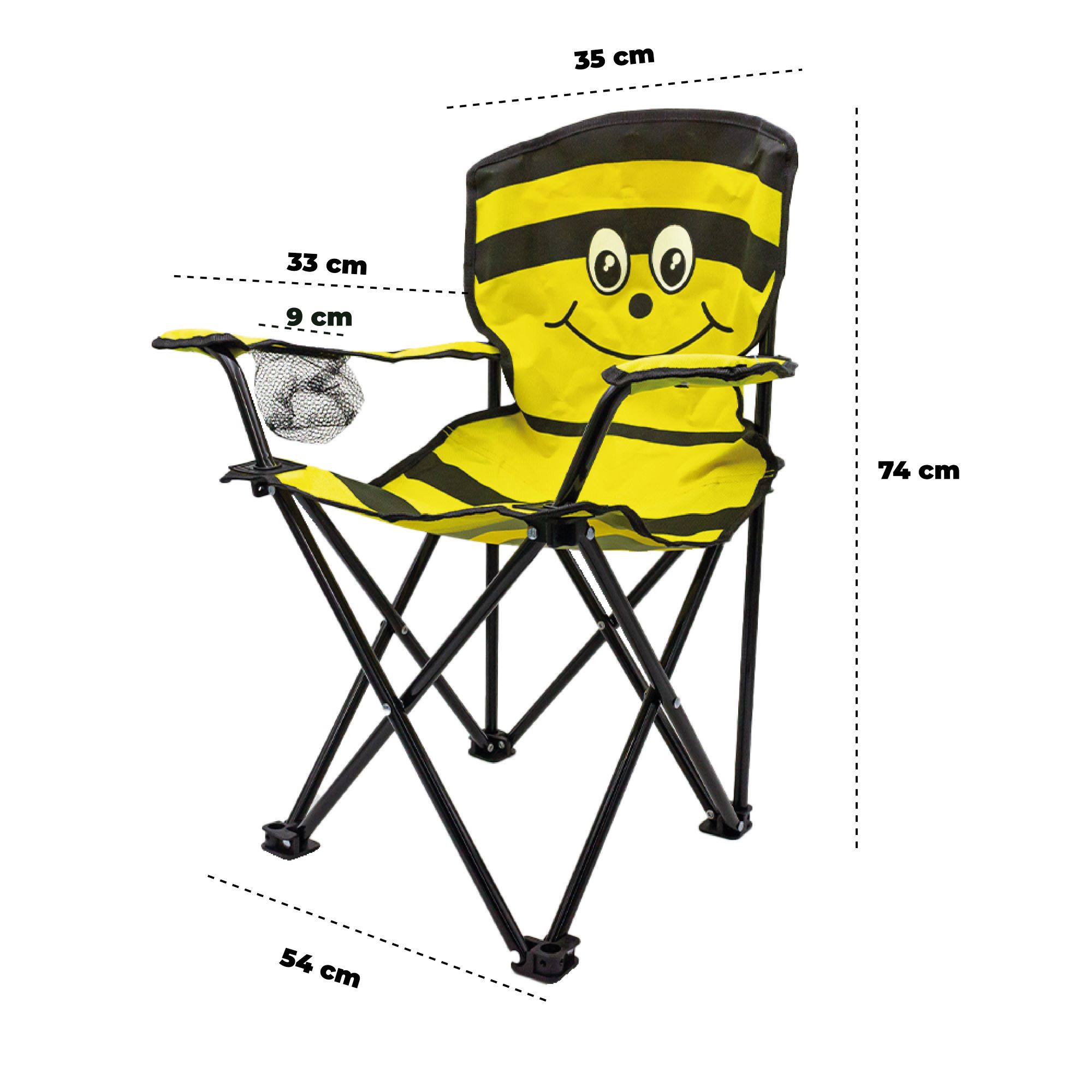 Silla Plegable Para Camping Infantil Abeja