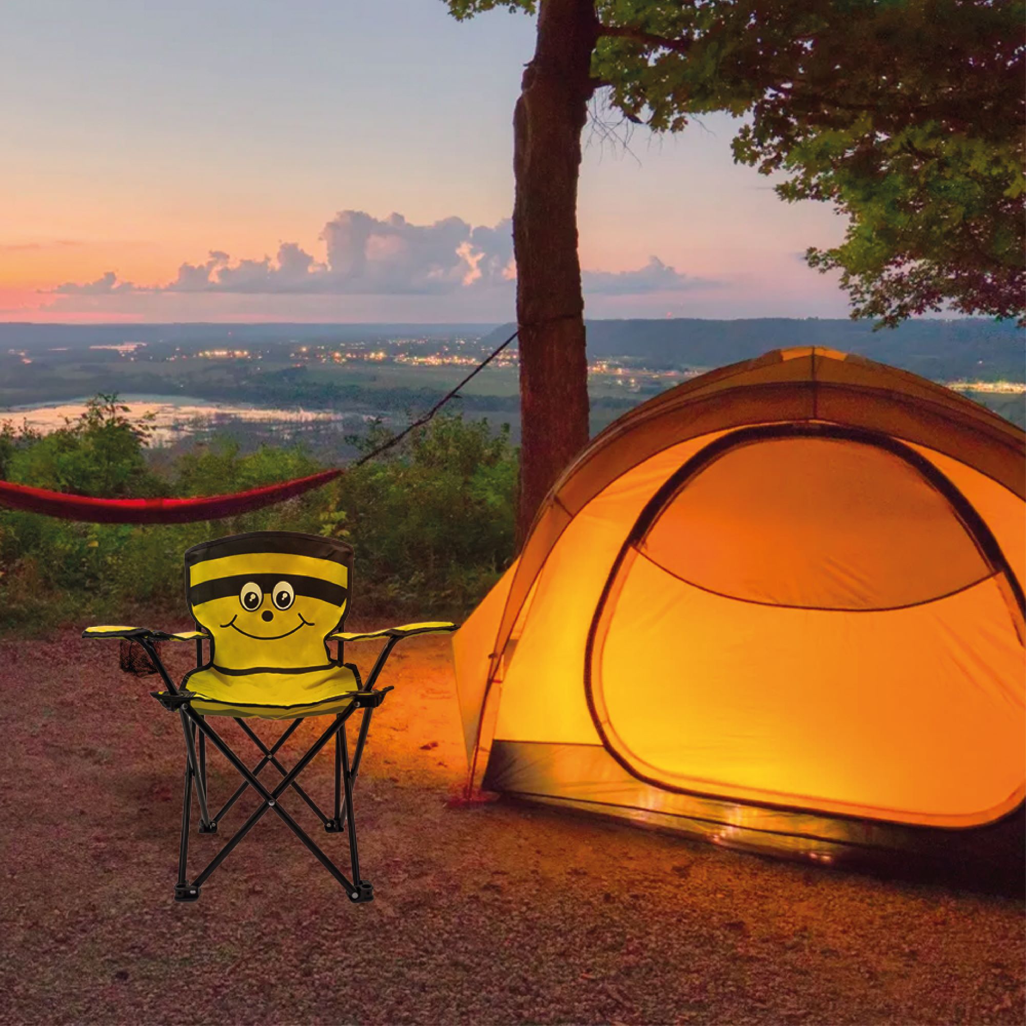 Silla Plegable Para Camping Infantil Abeja