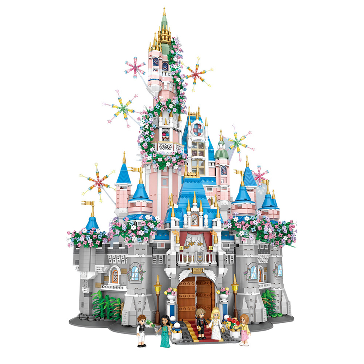 Mini Bloques Construcción Montaje Castillo Fantasía Loz