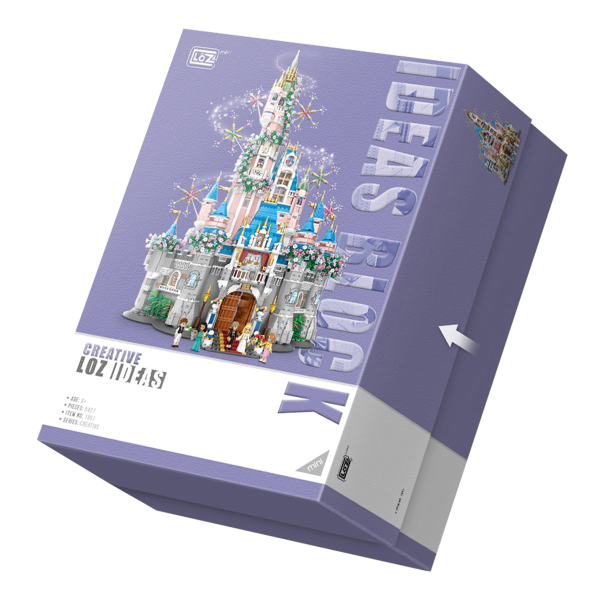 Mini Bloques Construcción Montaje Castillo Fantasía Loz