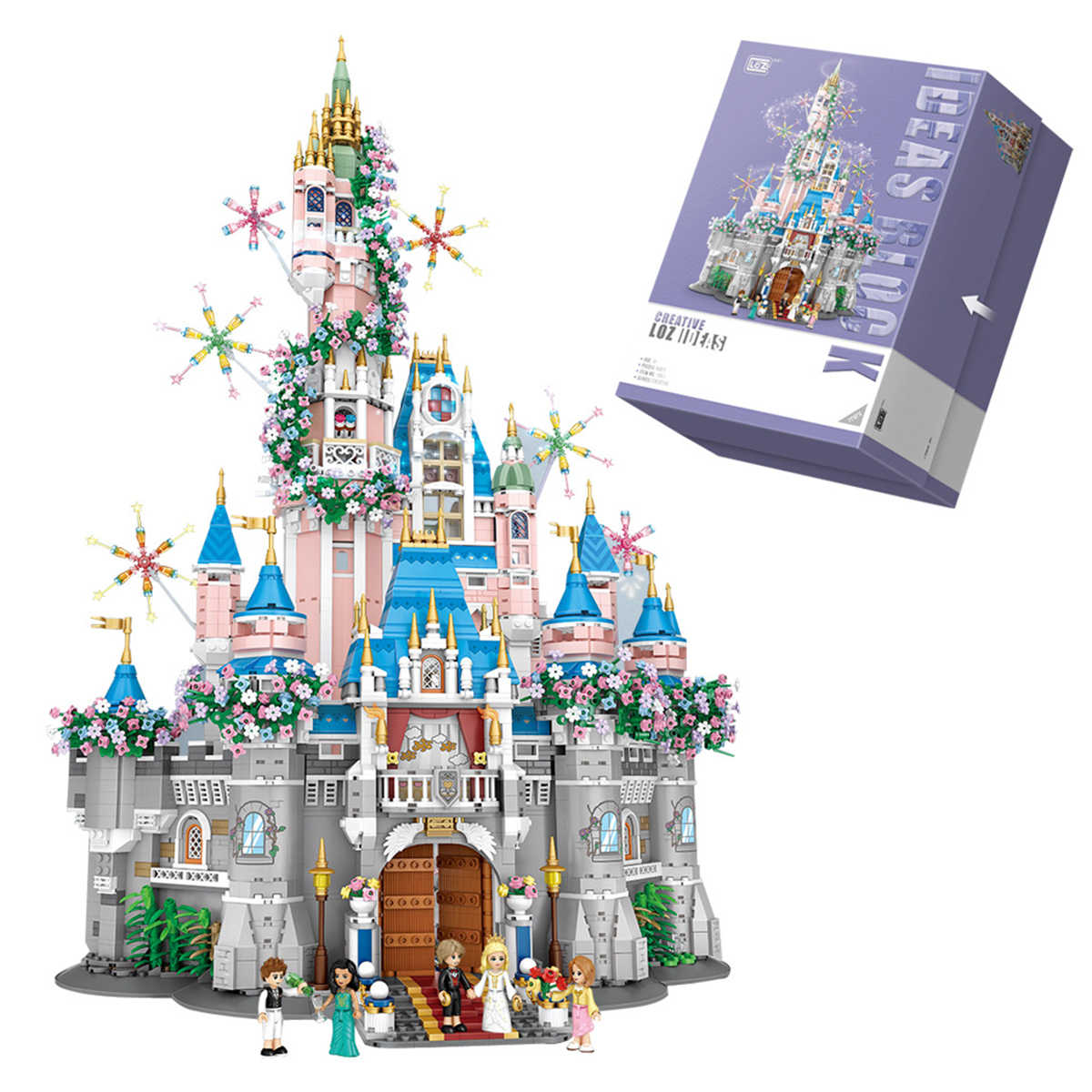 Mini Bloques Construcción Montaje Castillo Fantasía Loz