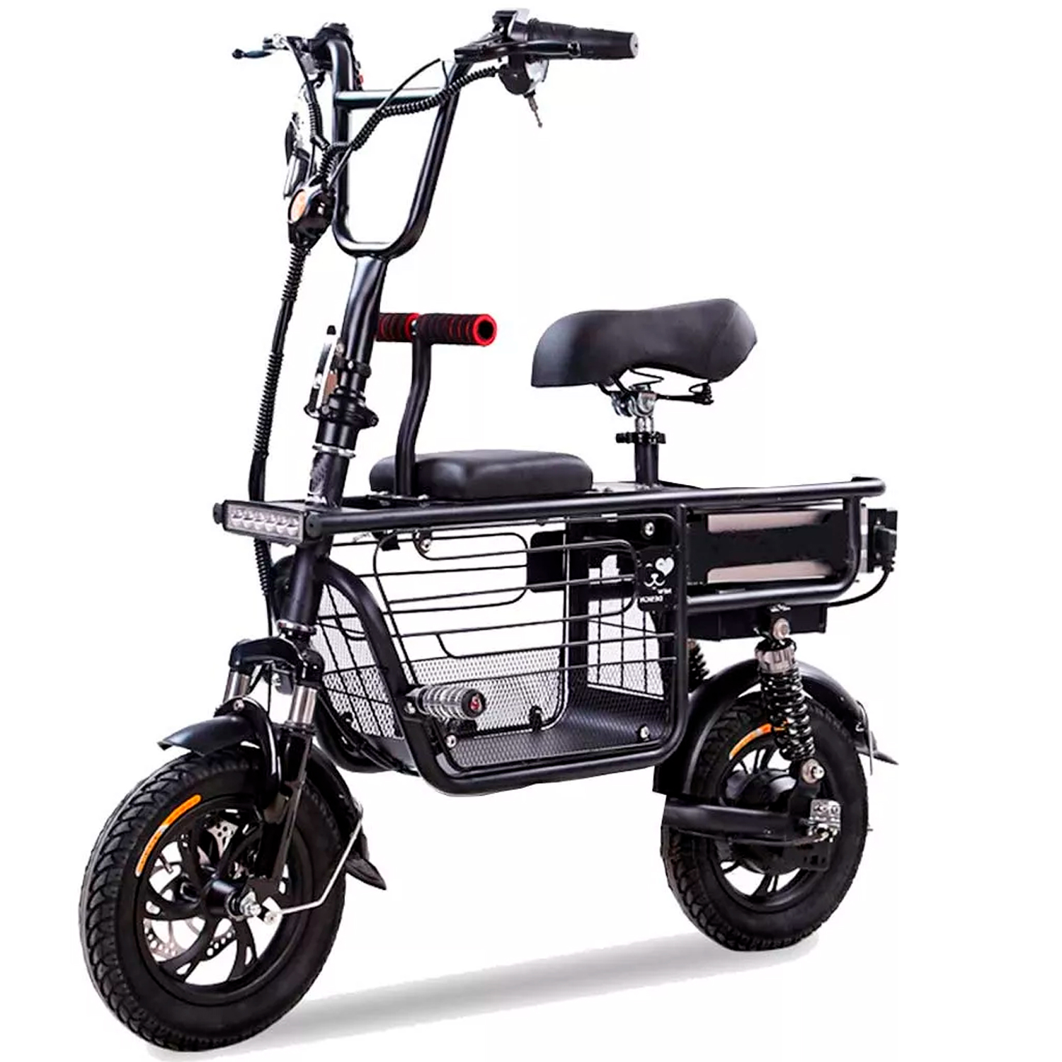 Moto Bicicleta eléctrica 2 pasajeros motor 35km/hr Con Cargador Batería Recargable