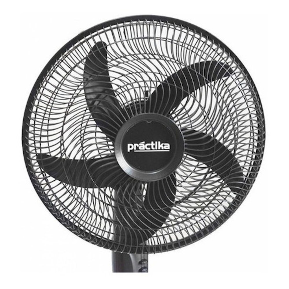Ventilador Pedestal Practika 16puLG Negro.