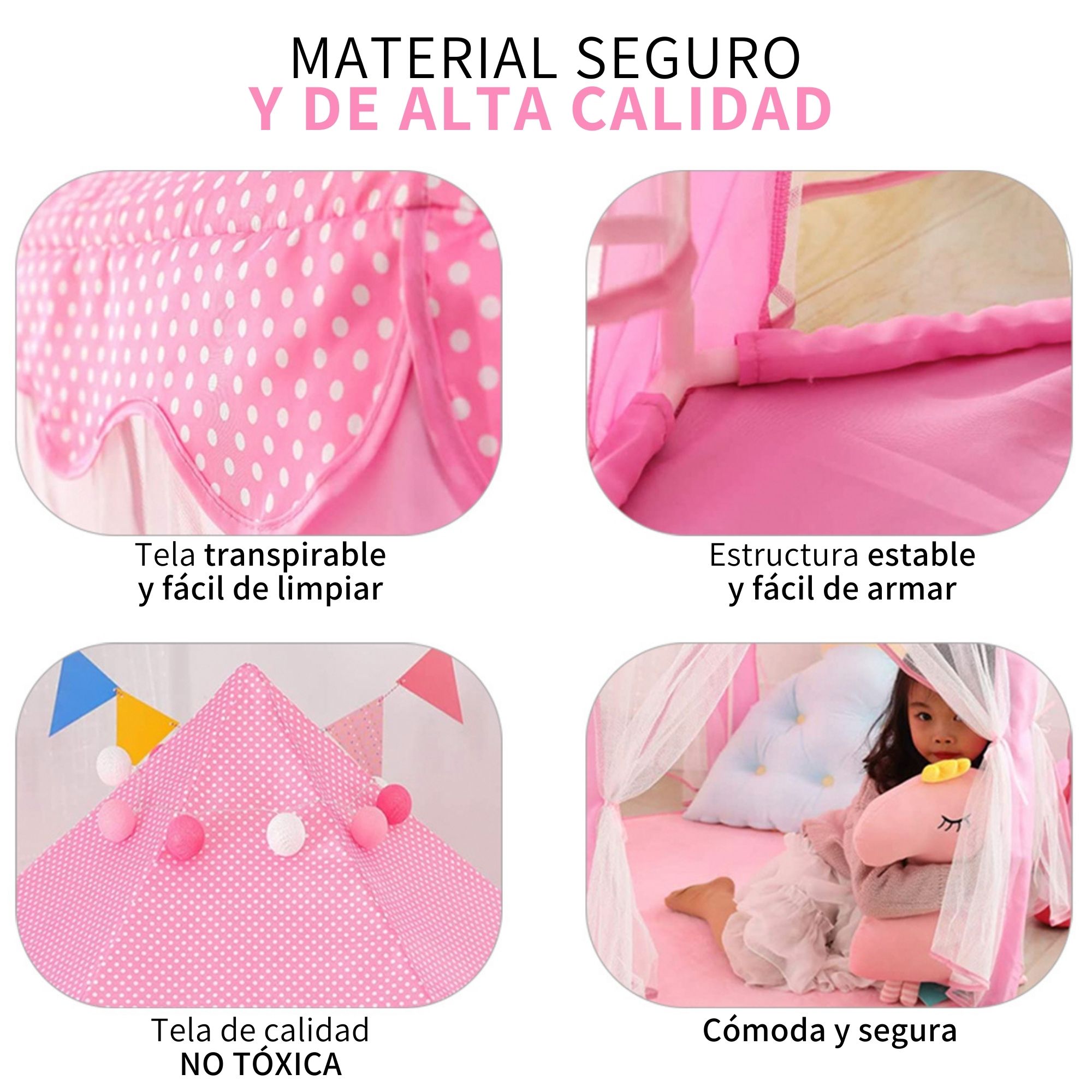 Castillo Princesa Casa Campaña Tienda Facil De Armar