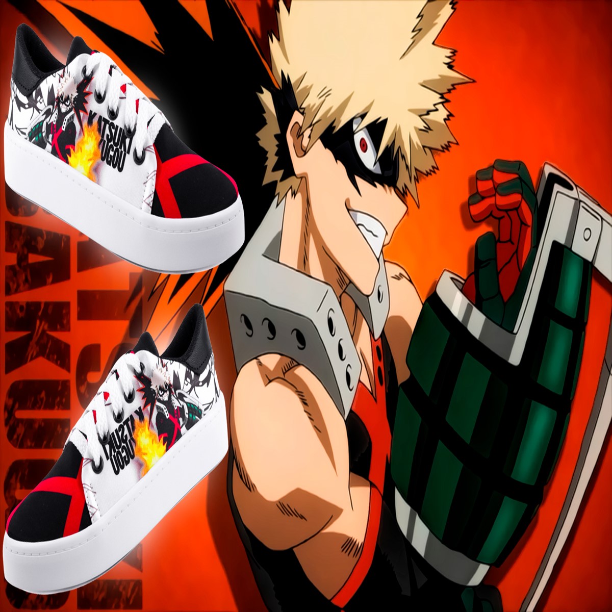 Tenis Katsuki Bakugo My Hero Academia Anime Agujeta 445-nrk.