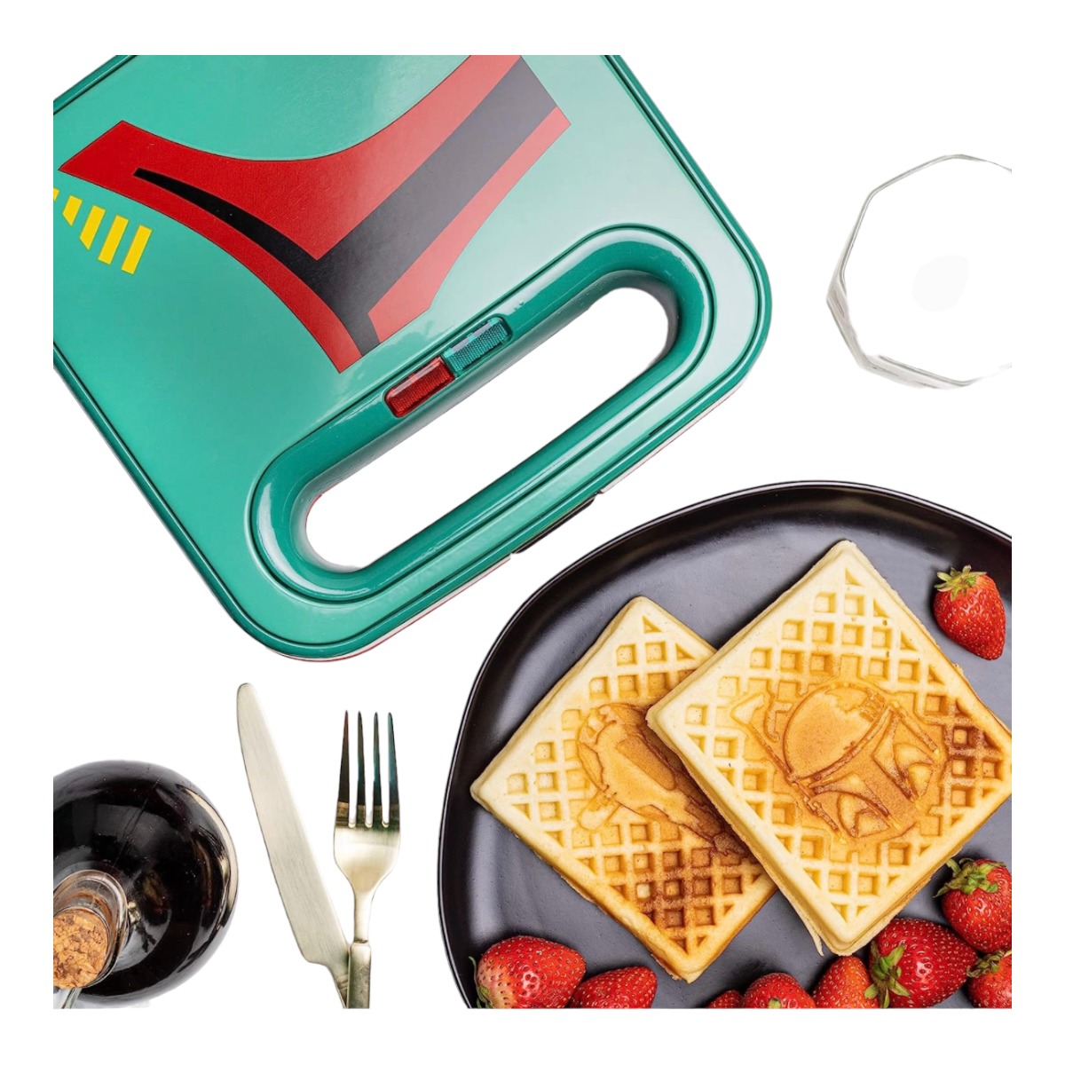  Wafflera Star Wars Boba Fett 2 Waffles 750 Watts