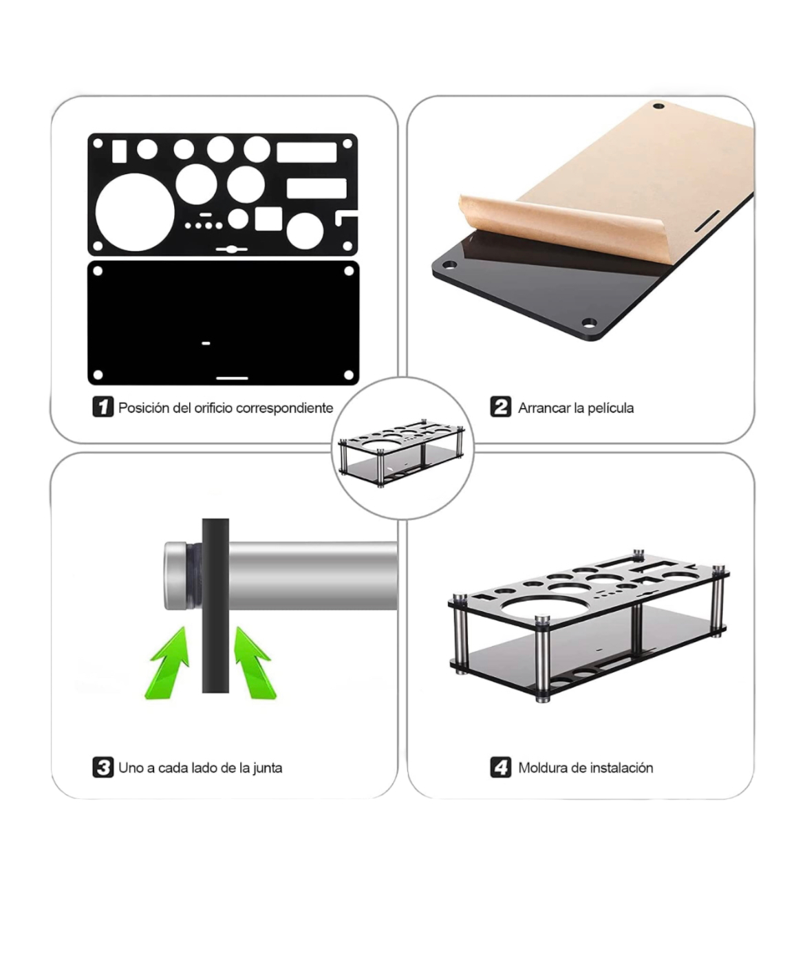 Kit De Barman Profesional Cocteleria Acero Inoxidable 17 Pza