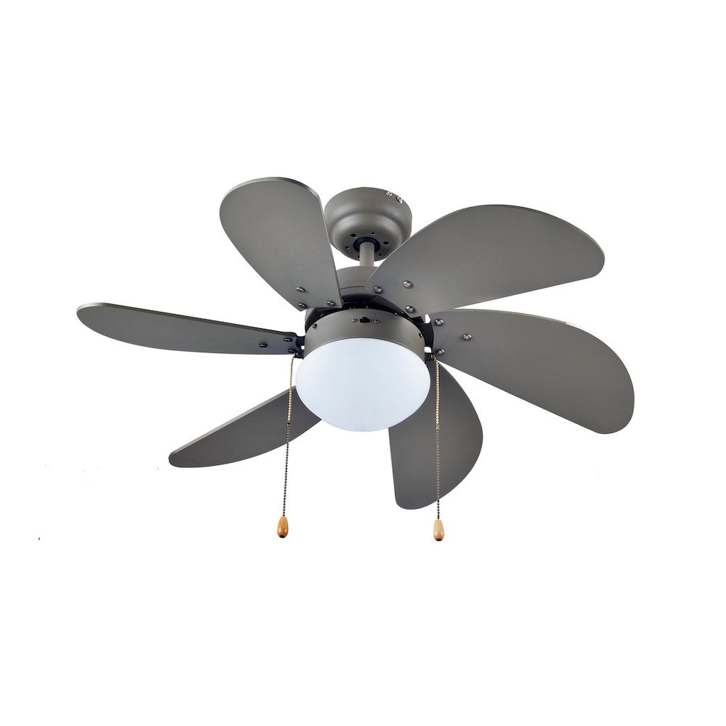 Ventilador Para Techo Igoto V3001 Gris De 3 Velocidades
