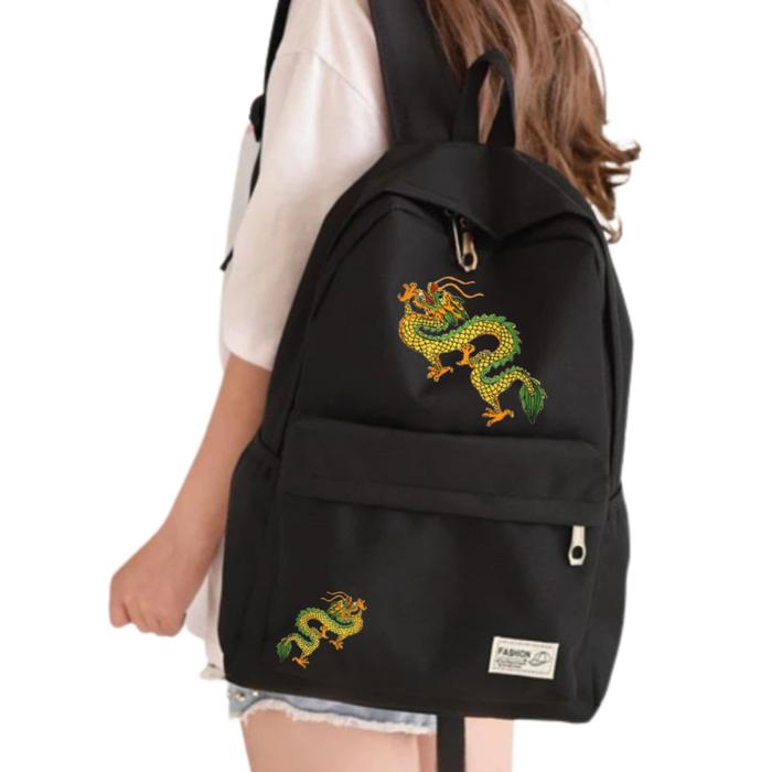 Parches de Ropa Termoadhesivo MXDNO-005-6 5 Parches Tyrannosaurus rex skateboard 7x8cm VerdeMorado Bordado Adhesivo para Planchar, Dinosaur01