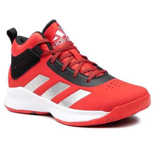 Tenis Adidas Cross Em Up 5 K Wide Rojo/negro/Plateado Basketball Mujer