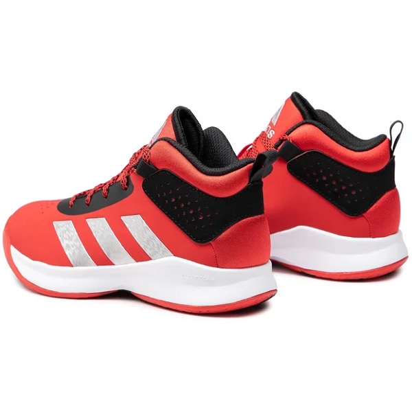 Tenis Adidas Cross Em Up 5 K Wide Rojo/negro/Plateado Basketball Mujer