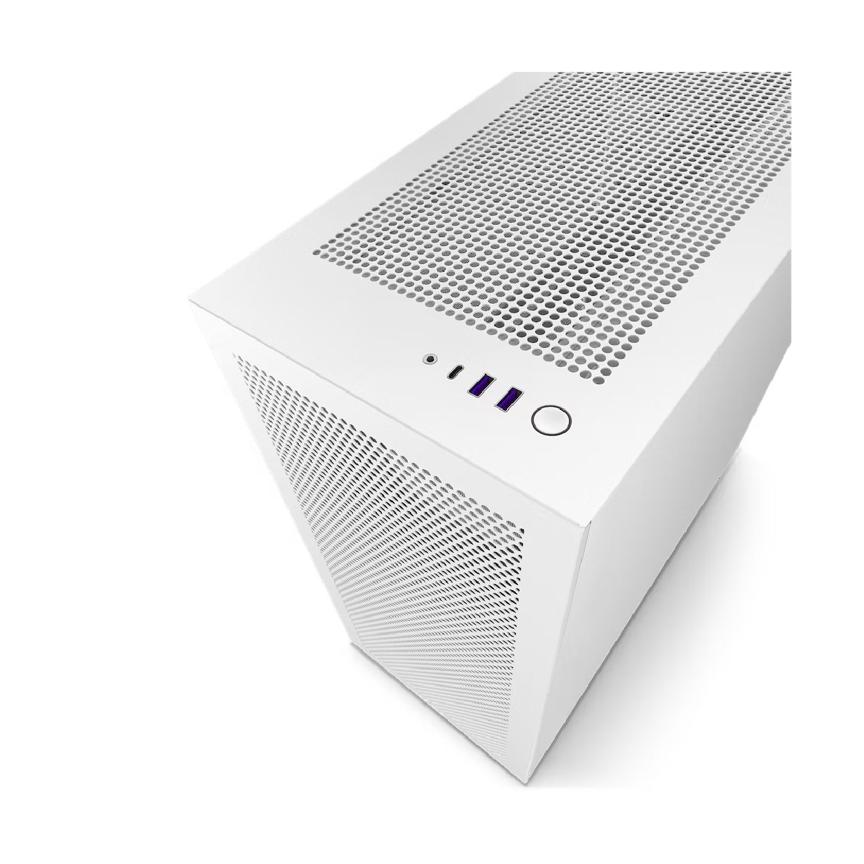 Gabinete NZXT H7 Flow Mid-Tower White/Black MT MINI-ITX/MICROATX/ATX 2V S/F BK/W CM-H71FG-01