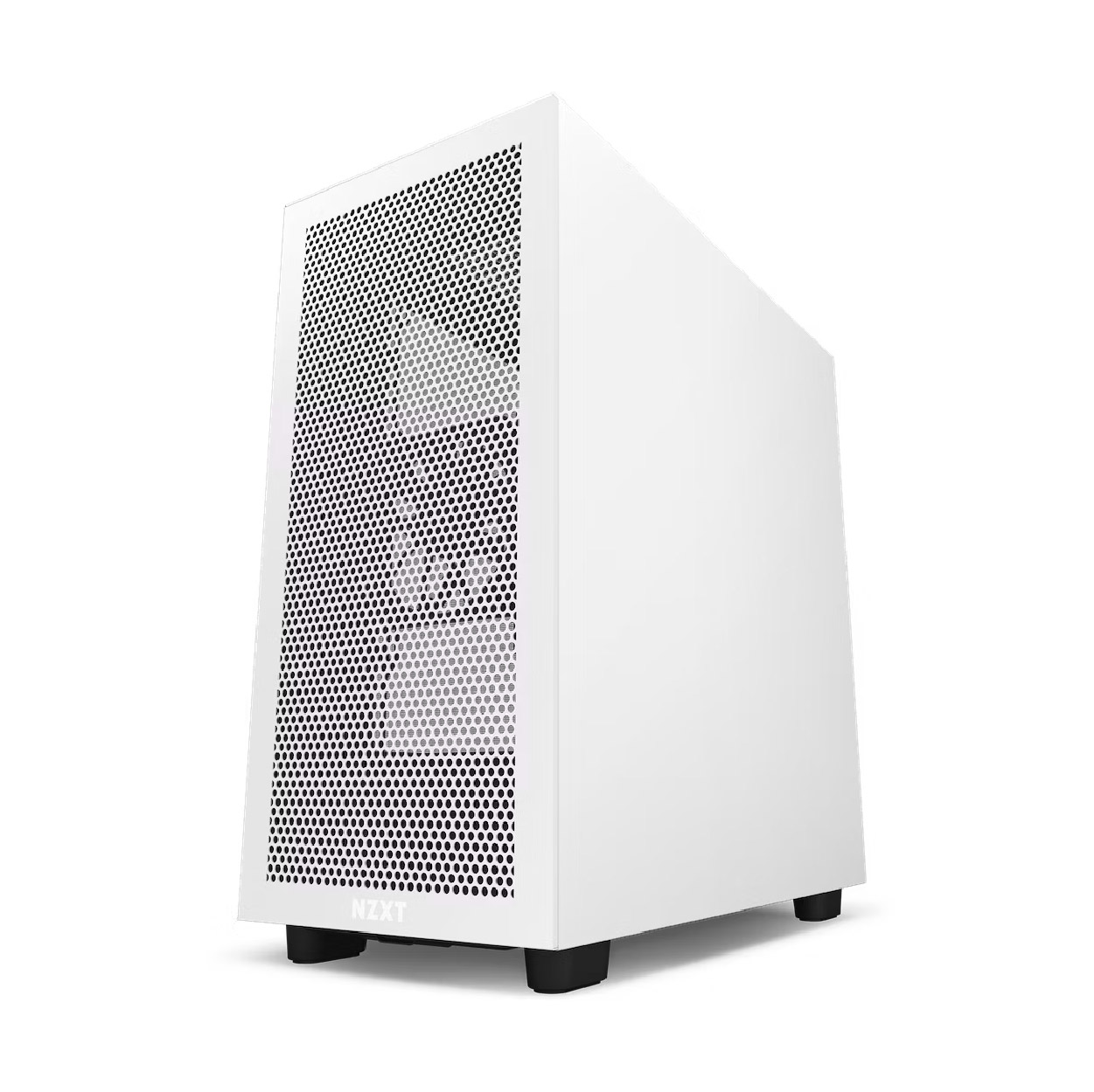 Gabinete NZXT H7 Flow Mid-Tower White/Black MT MINI-ITX/MICROATX/ATX 2V S/F BK/W CM-H71FG-01