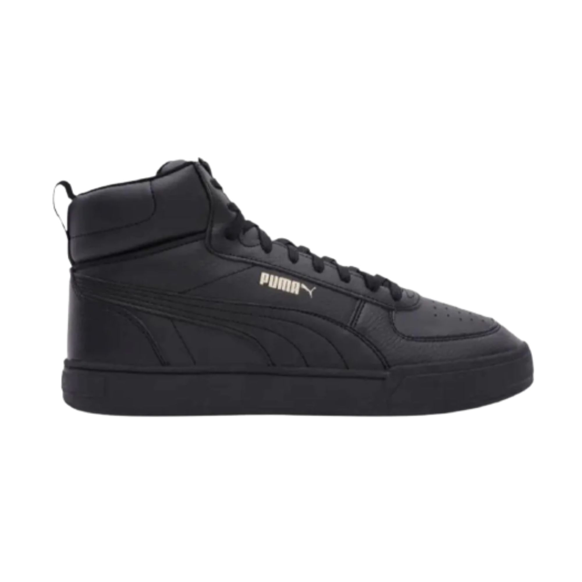 Tenis Puma Caven Mid Negro con Dorado Hombre Originales 38584304