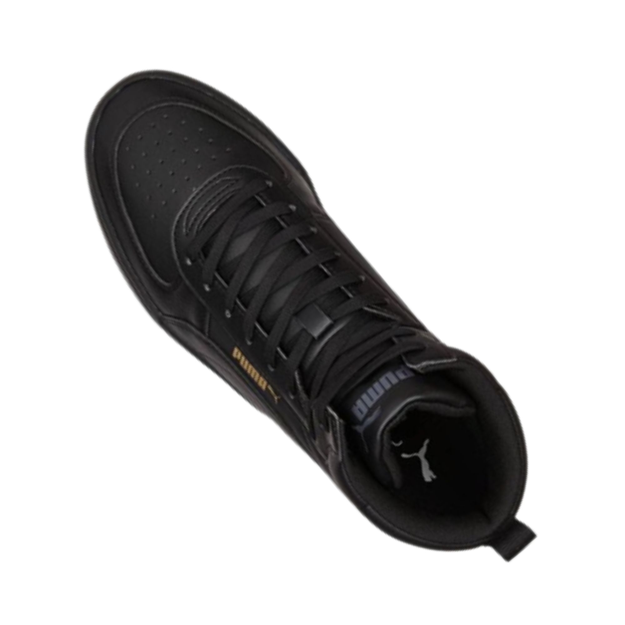 Tenis Puma Caven Mid Negro con Dorado Hombre Originales 38584304