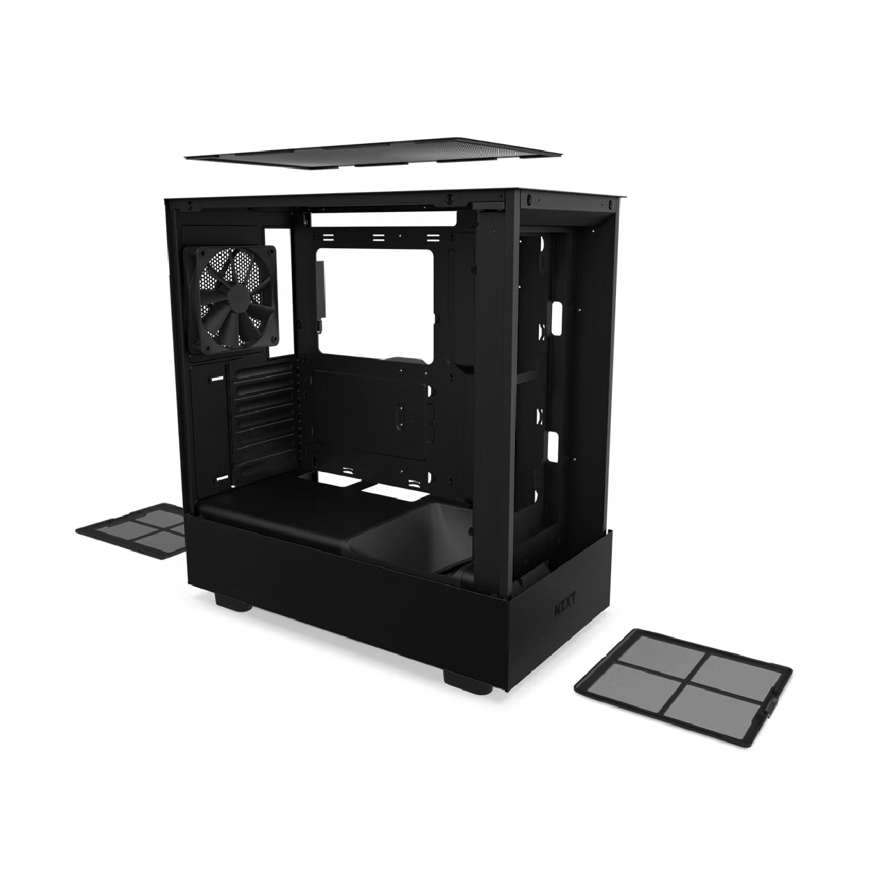 Gabinete NZXT H5 Flow Mid-Tower Compact Black MINI-ITX/MICROATX/ATX 2V S/F120Q BK CC-H51FB-01