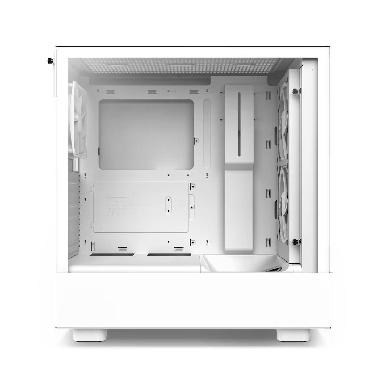 Gabinete NZXT H5 Flow Mid-Tower Compact White MINI-ITX/MICROATX/ATX 2V S/F120Q WH CC-H51FW-01