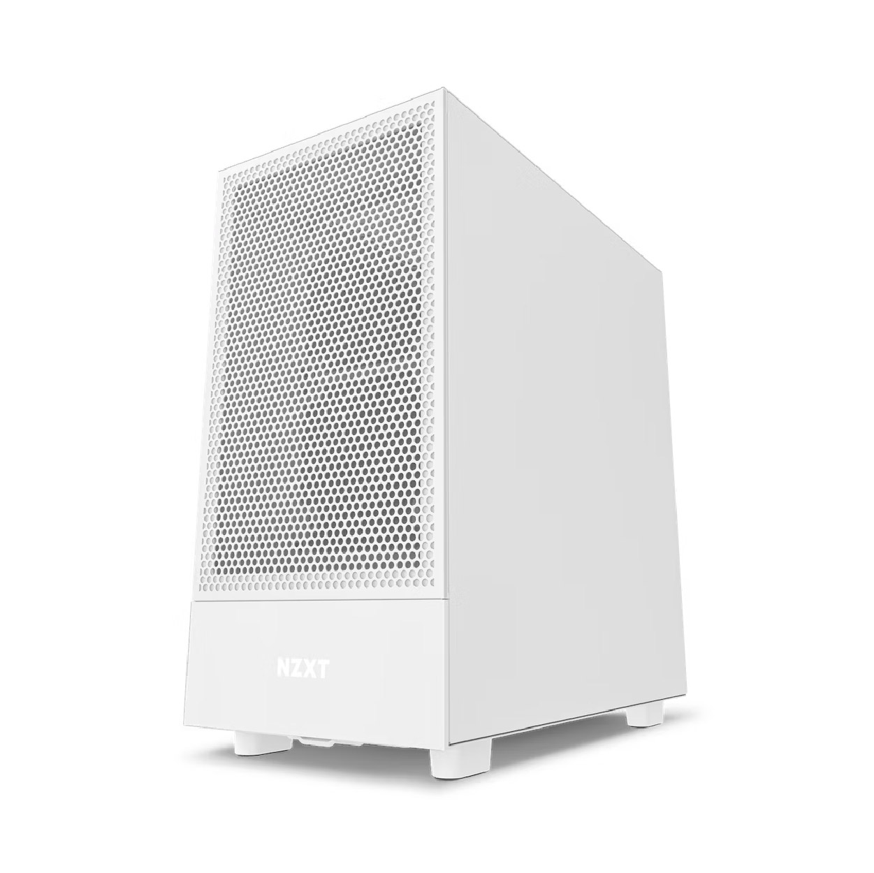 Gabinete NZXT H5 Flow Mid-Tower Compact White MINI-ITX/MICROATX/ATX 2V S/F120Q WH CC-H51FW-01
