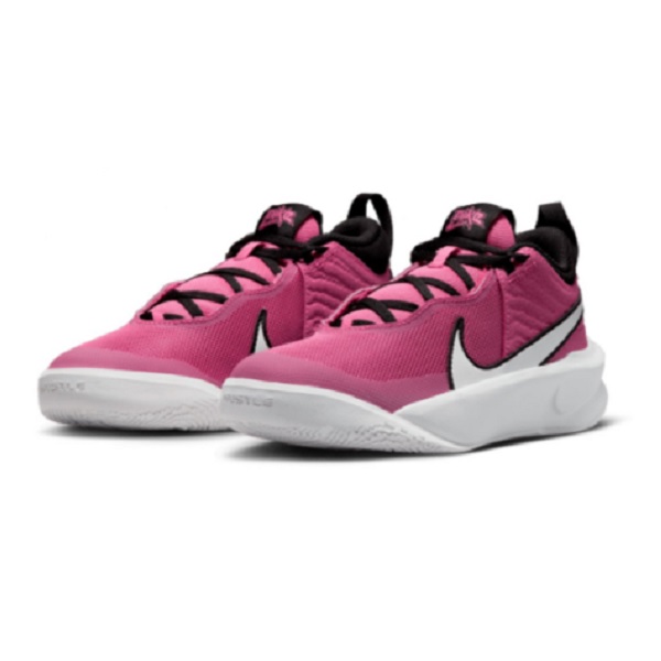 Tenis Nike Team Hustle D 10 Fucsia/blanco Basketball Mujer .