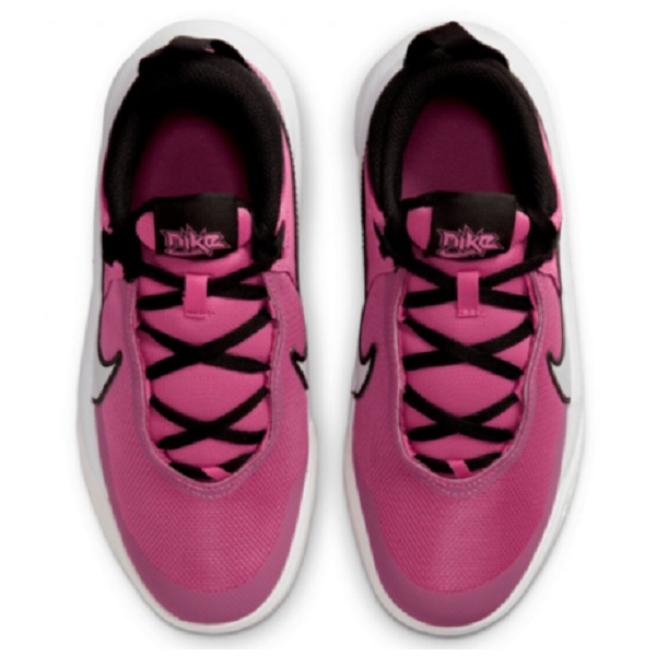 Tenis Nike Team Hustle D 10 Fucsia/blanco Basketball Mujer .