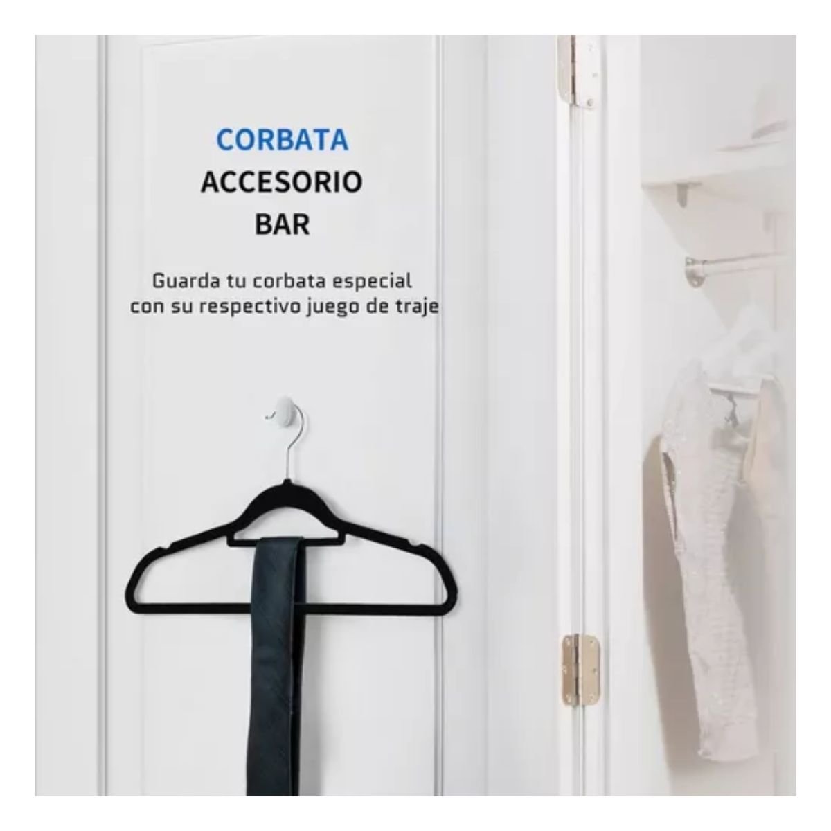 Ganchos De Ropa Set 40pzs Perchas Terciopelo Antideslizantes Blanco