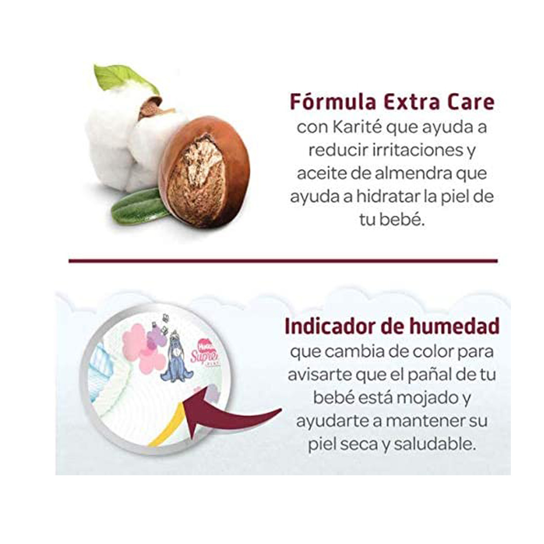 Pañales Huggies Supreme Platino Etapa 2 Unisex 120