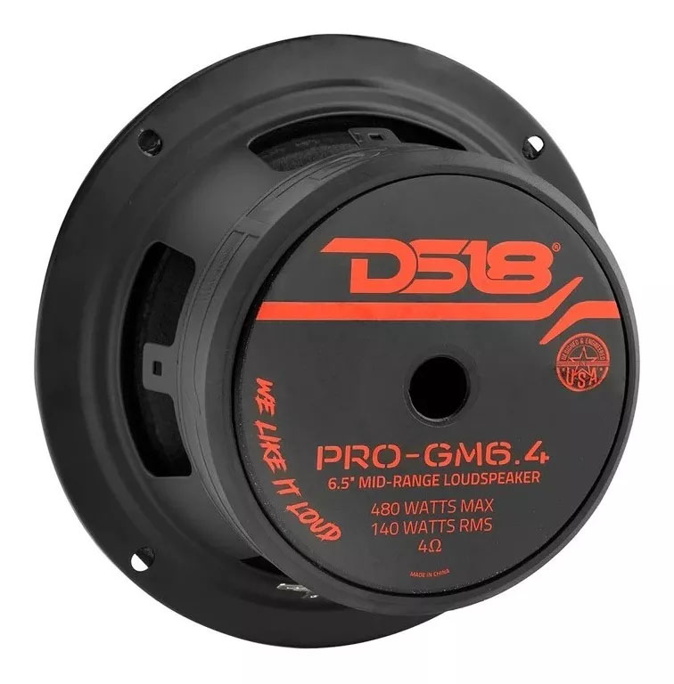 Par De Medios Rango Open Show Ds18 Pro-gm6 480 Watts 6.5