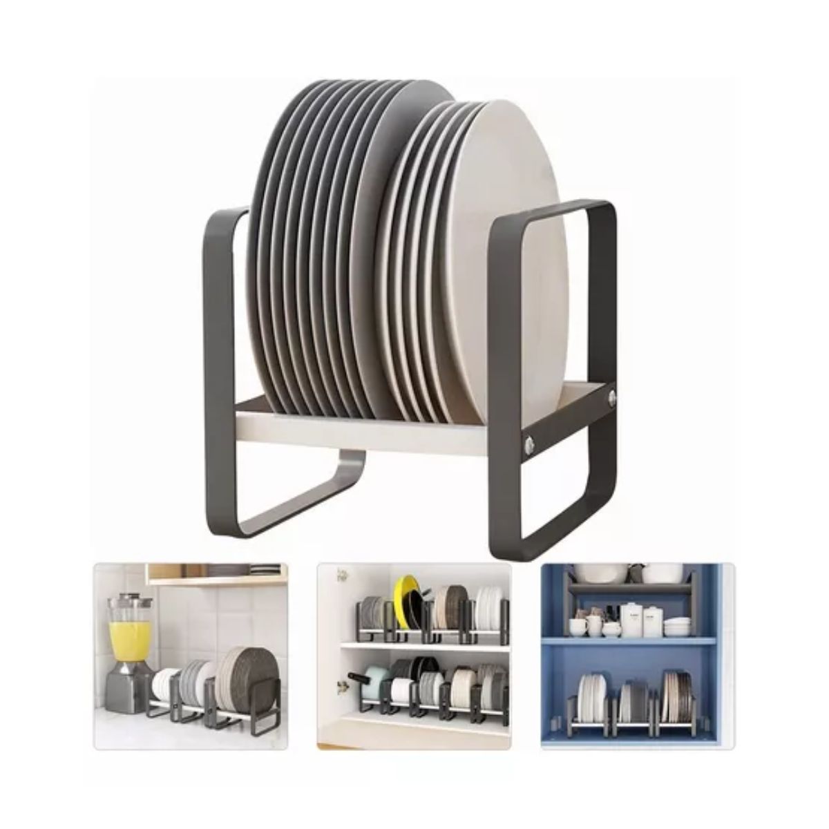 1pc Soporte Para Multiusos De Cocina, Organizador De Platos 