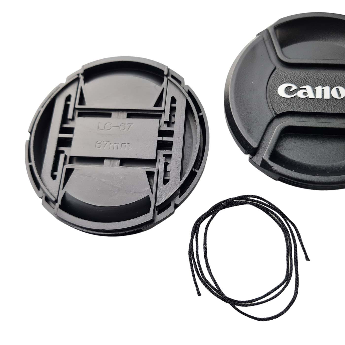 Tapa 67mm Para Canon Lente 70-300mm 18-135mm Rf24-105m 100mm 85mm 10-18mm