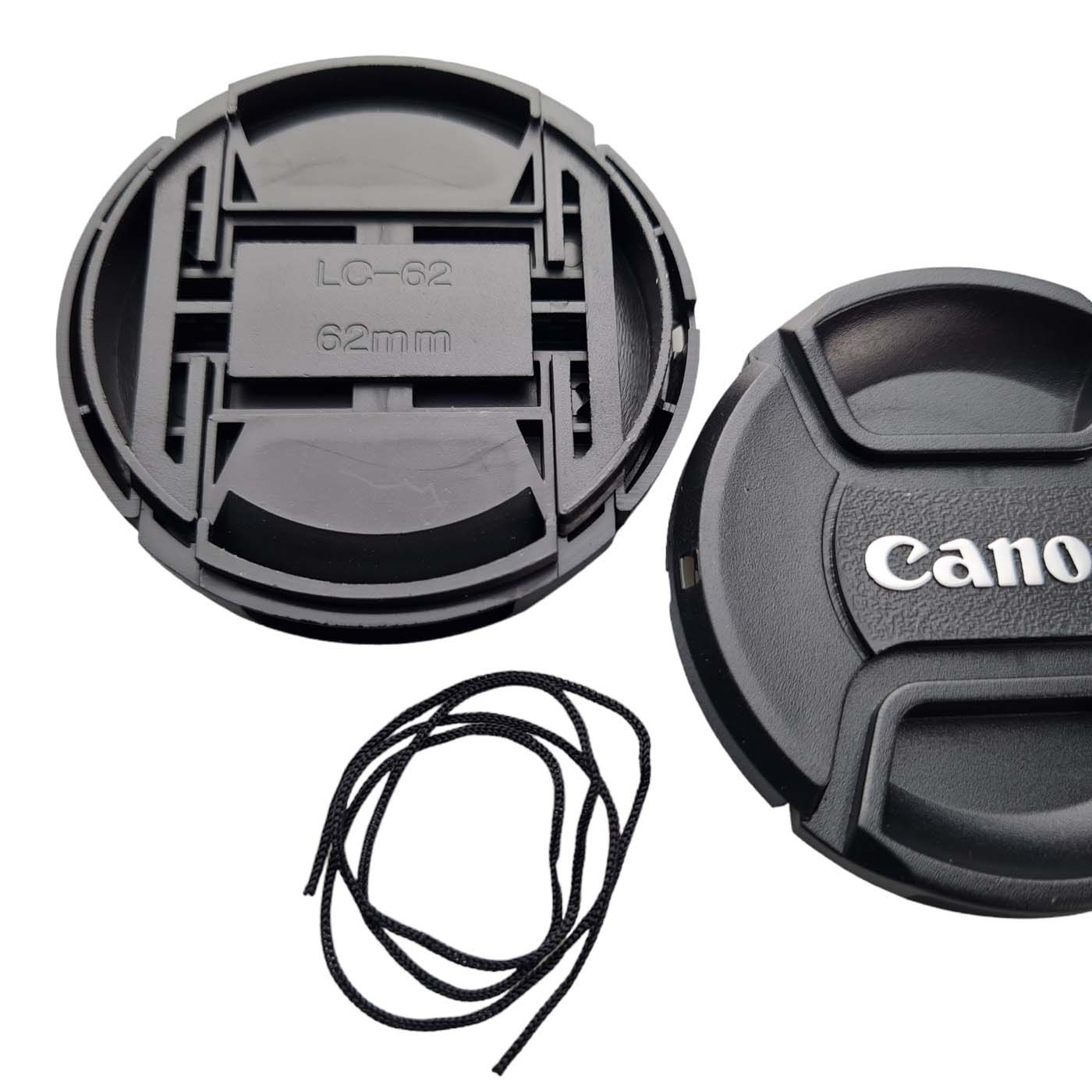 Tapa 62mm Para Canon Sigma Tamron Lente 18-250mm 70-300mm 30mm