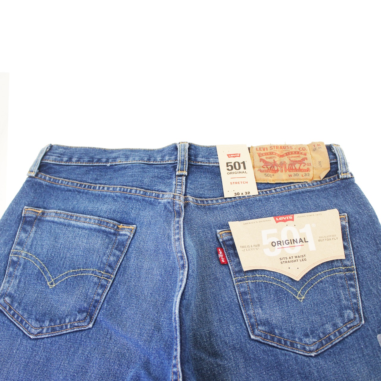 Pantalón Vaquero 501 Stretch Azul Original Levis