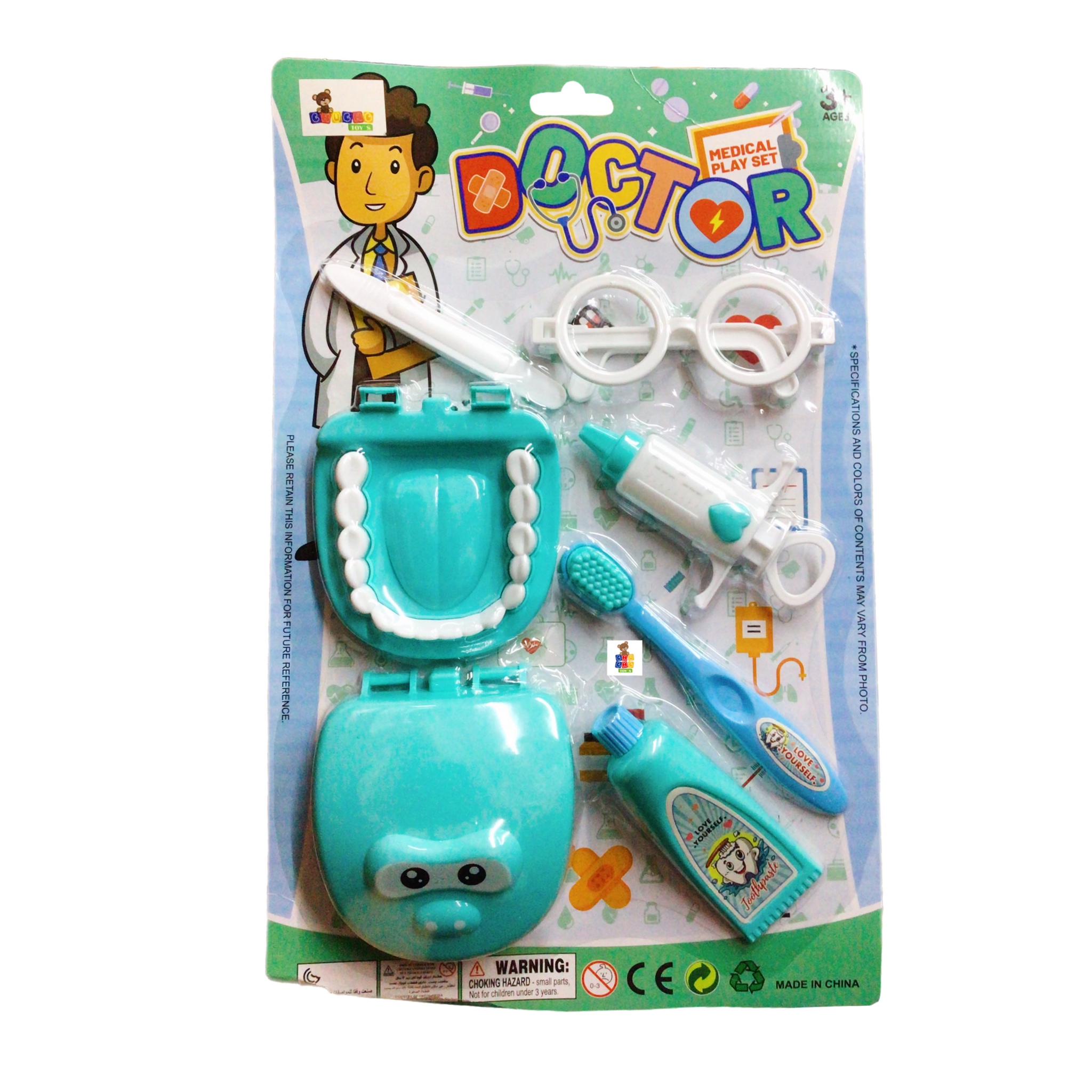 3 Set Dentista Doctor Juguete Didáctico Económico