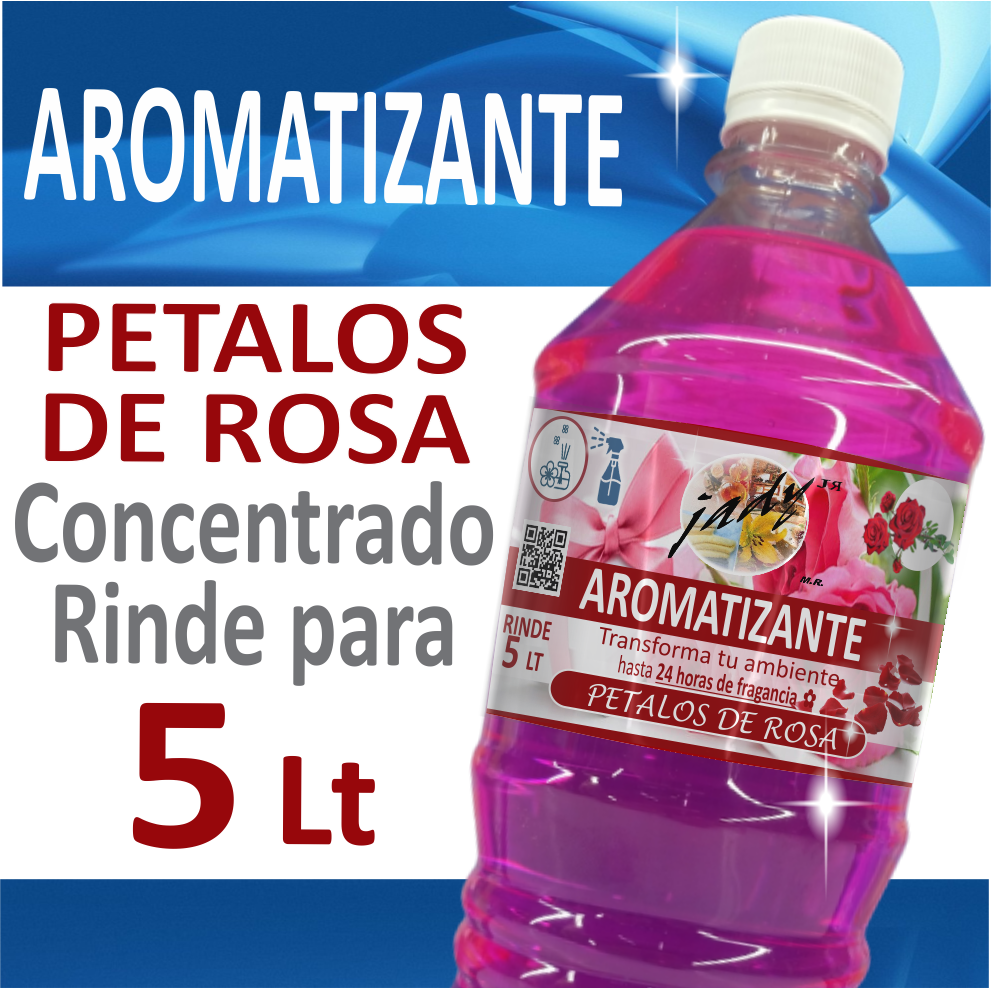 Aromatizante Para Casa Petalos Concentrado Para 5 Litros PLim50