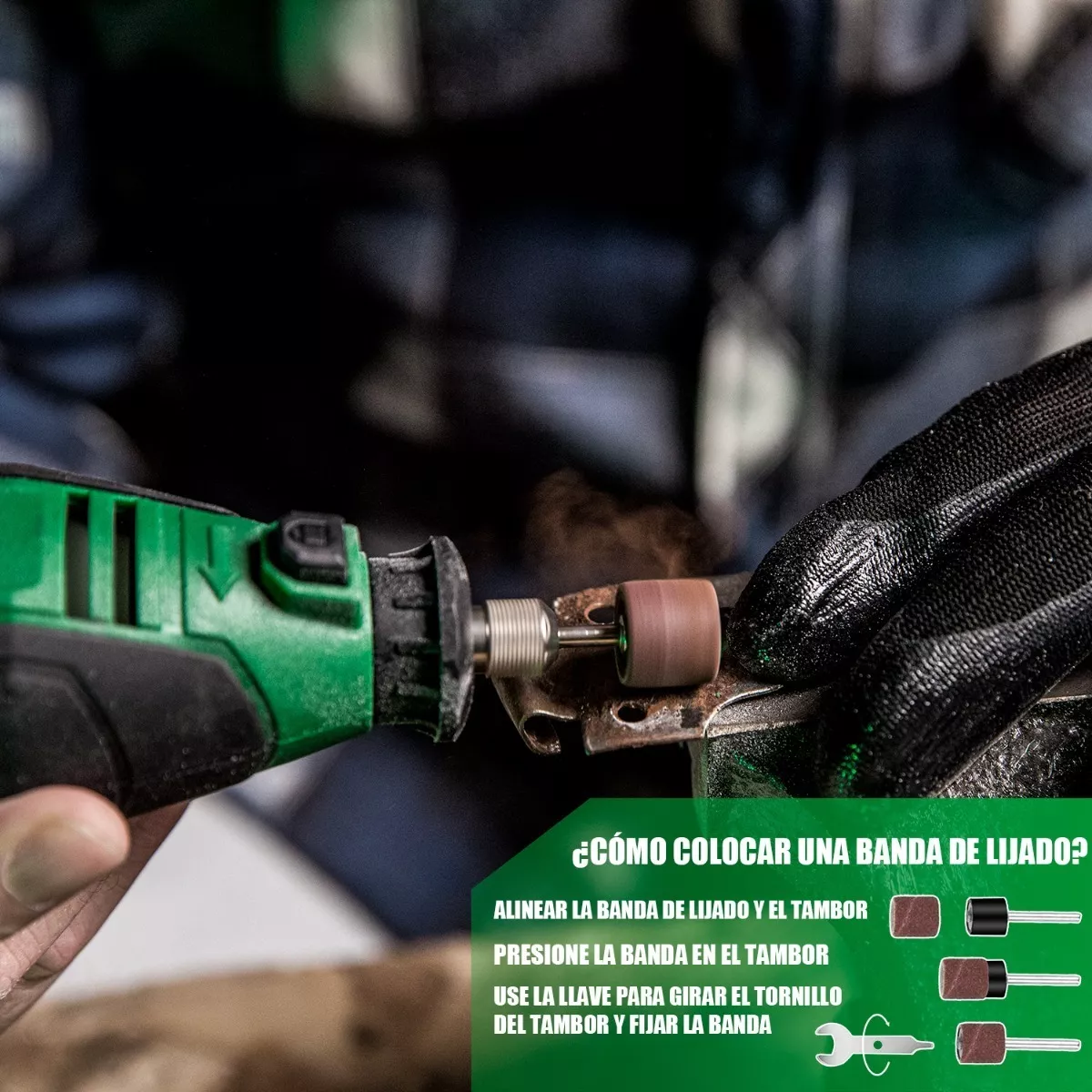 Mini Taladro Mototool Con 211 Piezas 135w