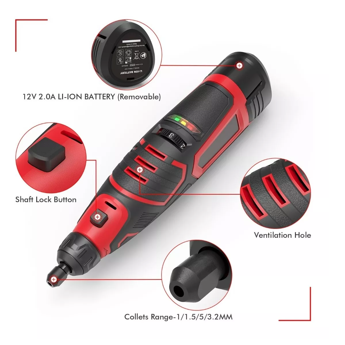 Mini Taladro Mototool Dremel Kit De Pulid74piezas