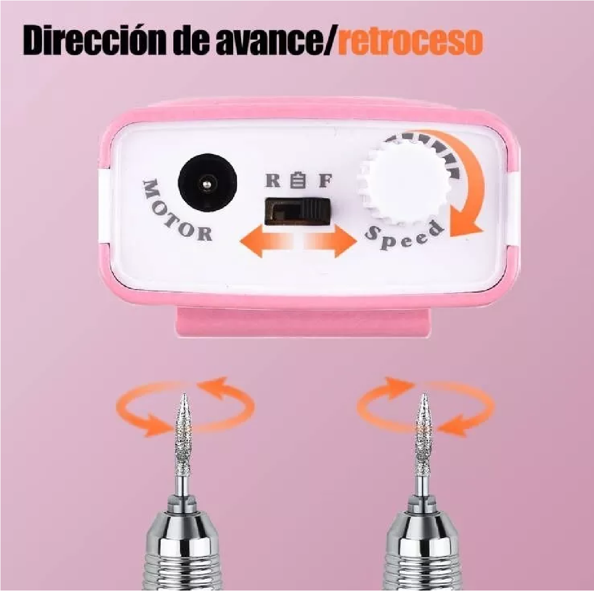 Pulidor Esmeril Taladro De Uñas Acrílicas (120pcs) 35000rpm