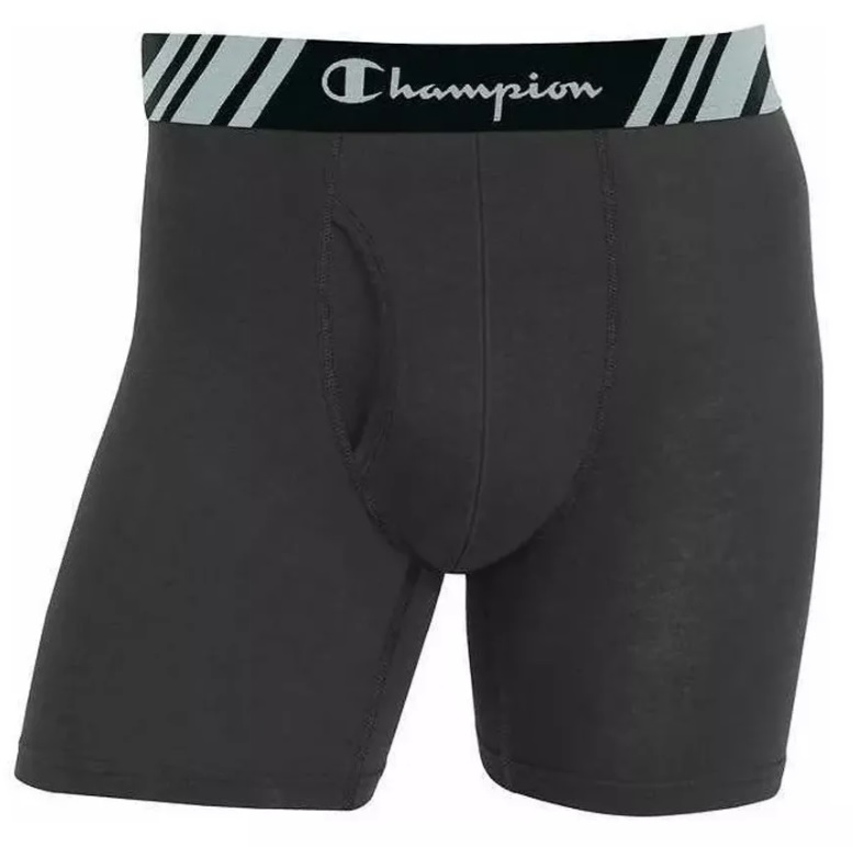BOXER 5 PIEZAS PARA CABALLERO CHAMPION ELITE NEGRO TALLA M
