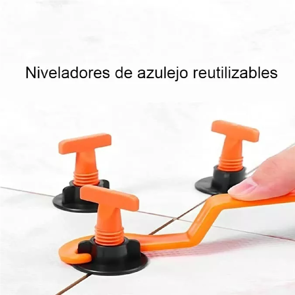 Kit Sistema Nivelador Azulejo Loseta Piso Reutilizable 50pza