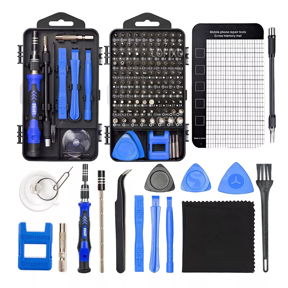 Caja De Herramientas Kit Desarmador Azul