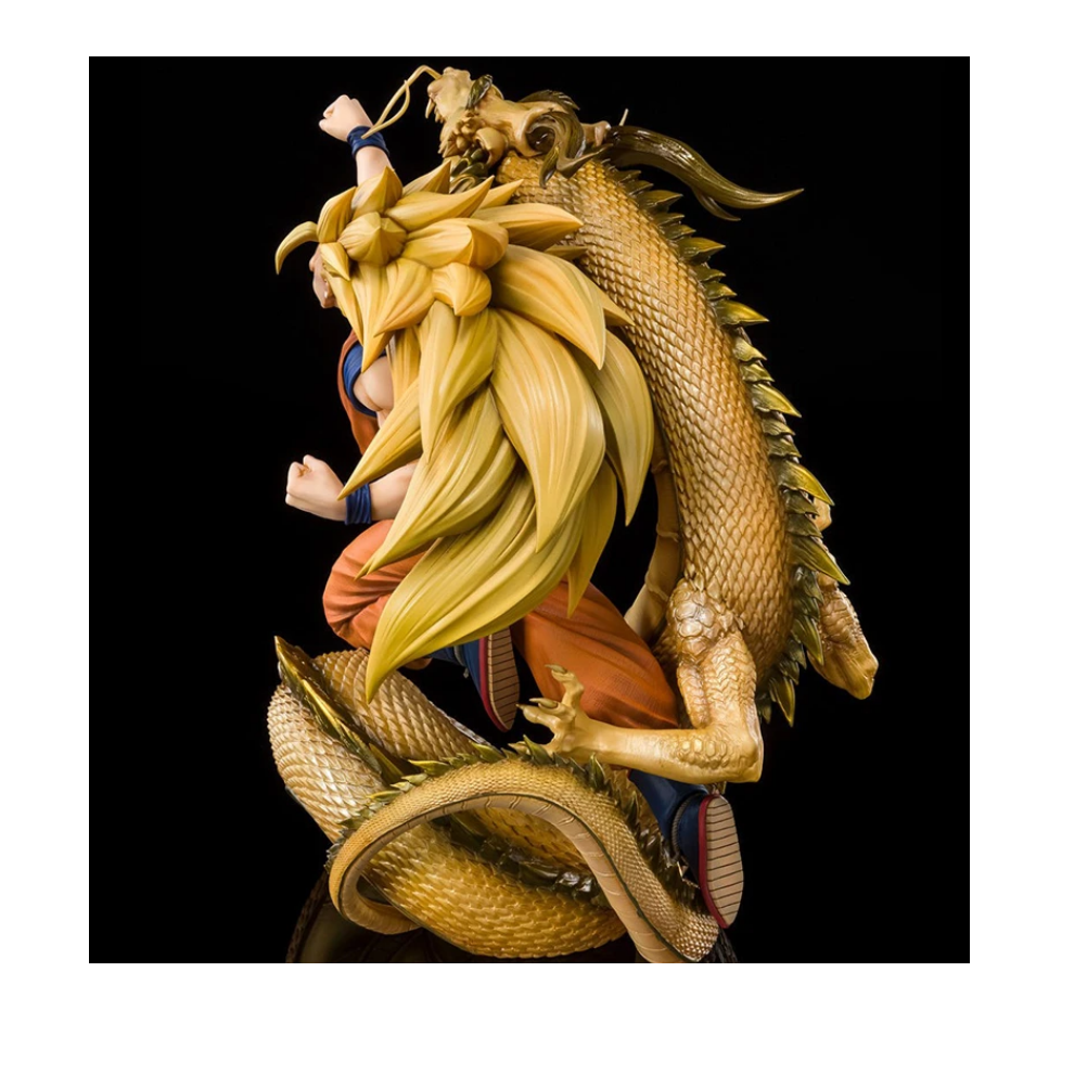 Juguete Muñeco Figura Goku Ssj3 Golpe Dragon Saiyajin Dragon Ball Z Con Caja