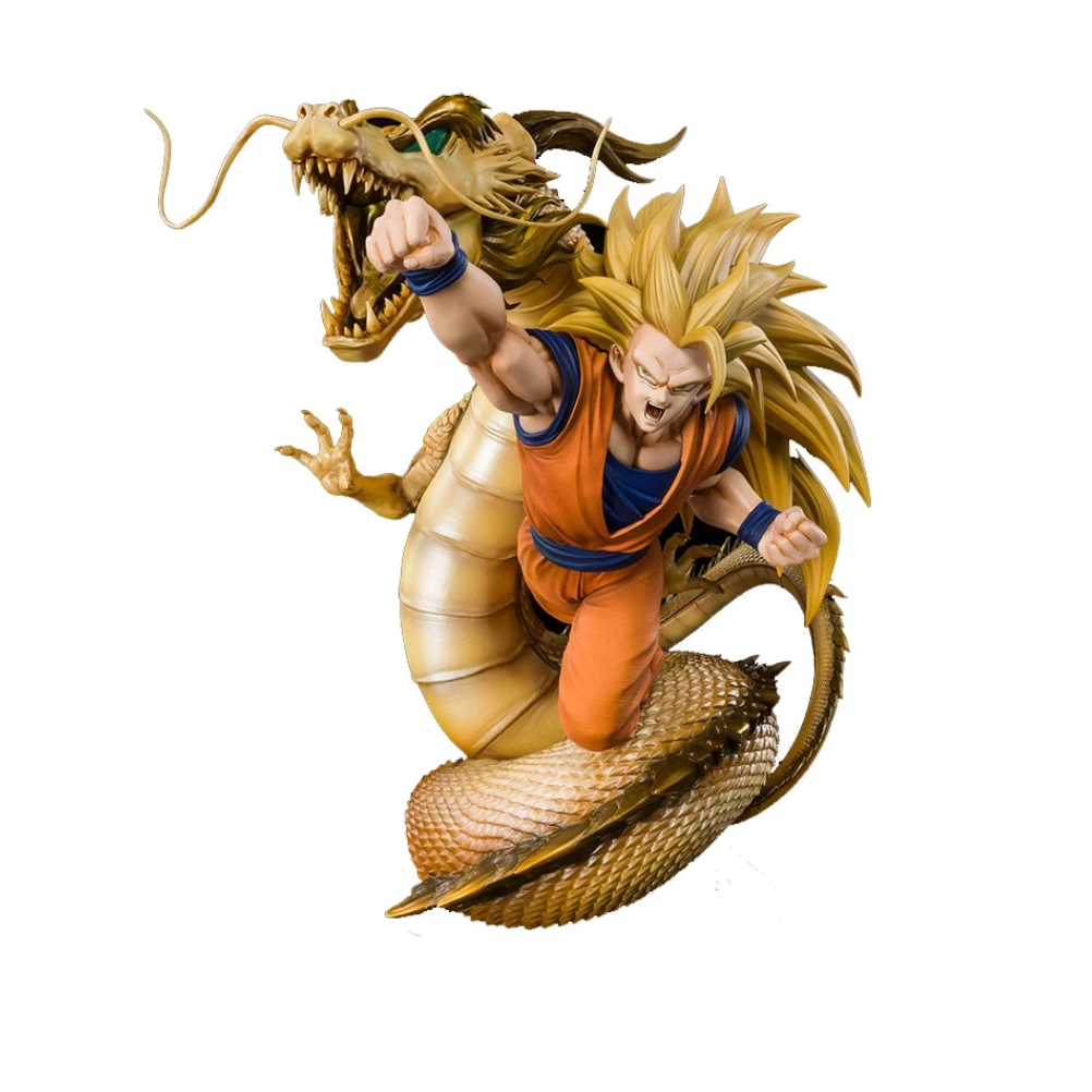 Juguete Muñeco Figura Goku Ssj3 Golpe Dragon Saiyajin Dragon Ball Z Con Caja