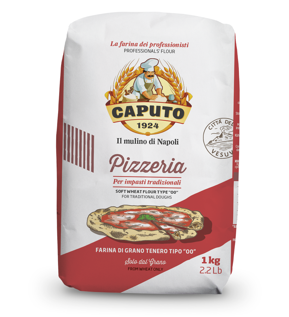 10 paquetes Harina para Pizza Caputo Pizzeria tipo 00 grano tierno de 1 Kg