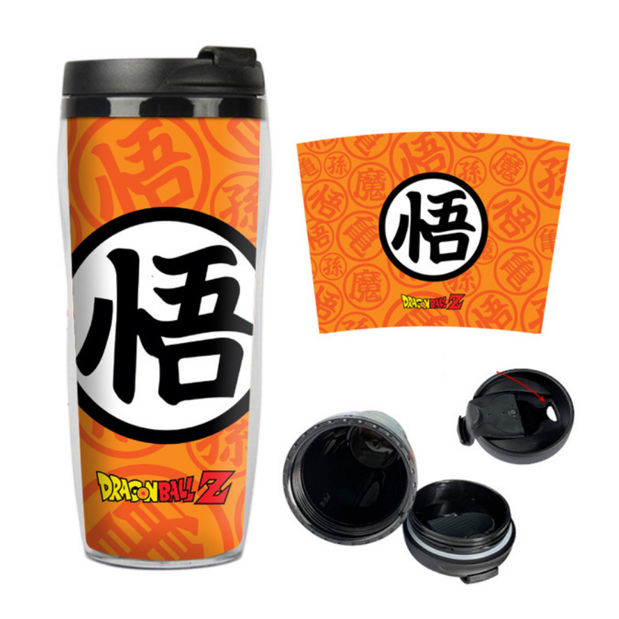 Termo De Dragon Ball Z 450 mL Tapa Con Rosca Hermetica