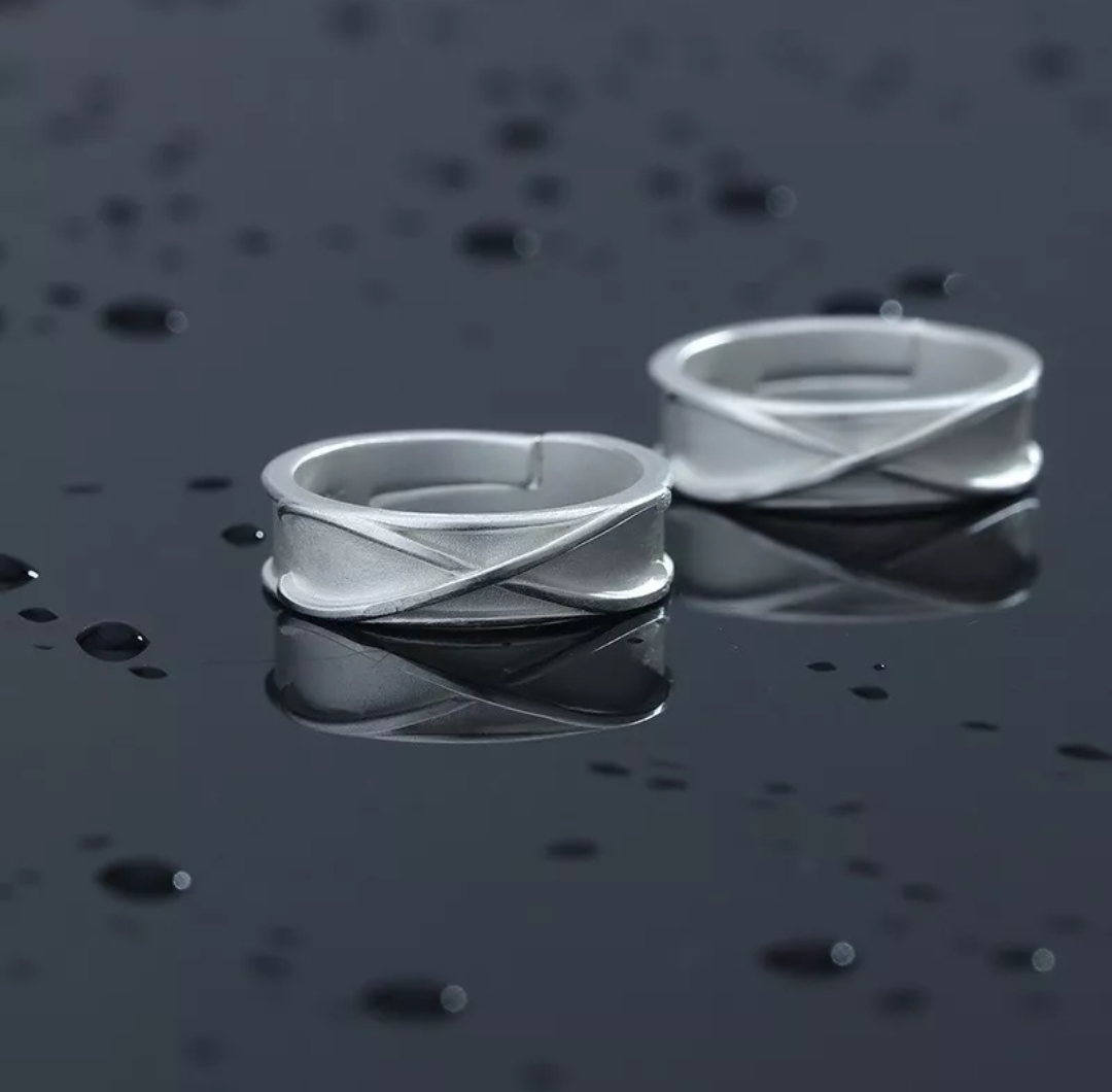 2 Piezas Anillo De Dedo Super Negro Goku Son Tiempo