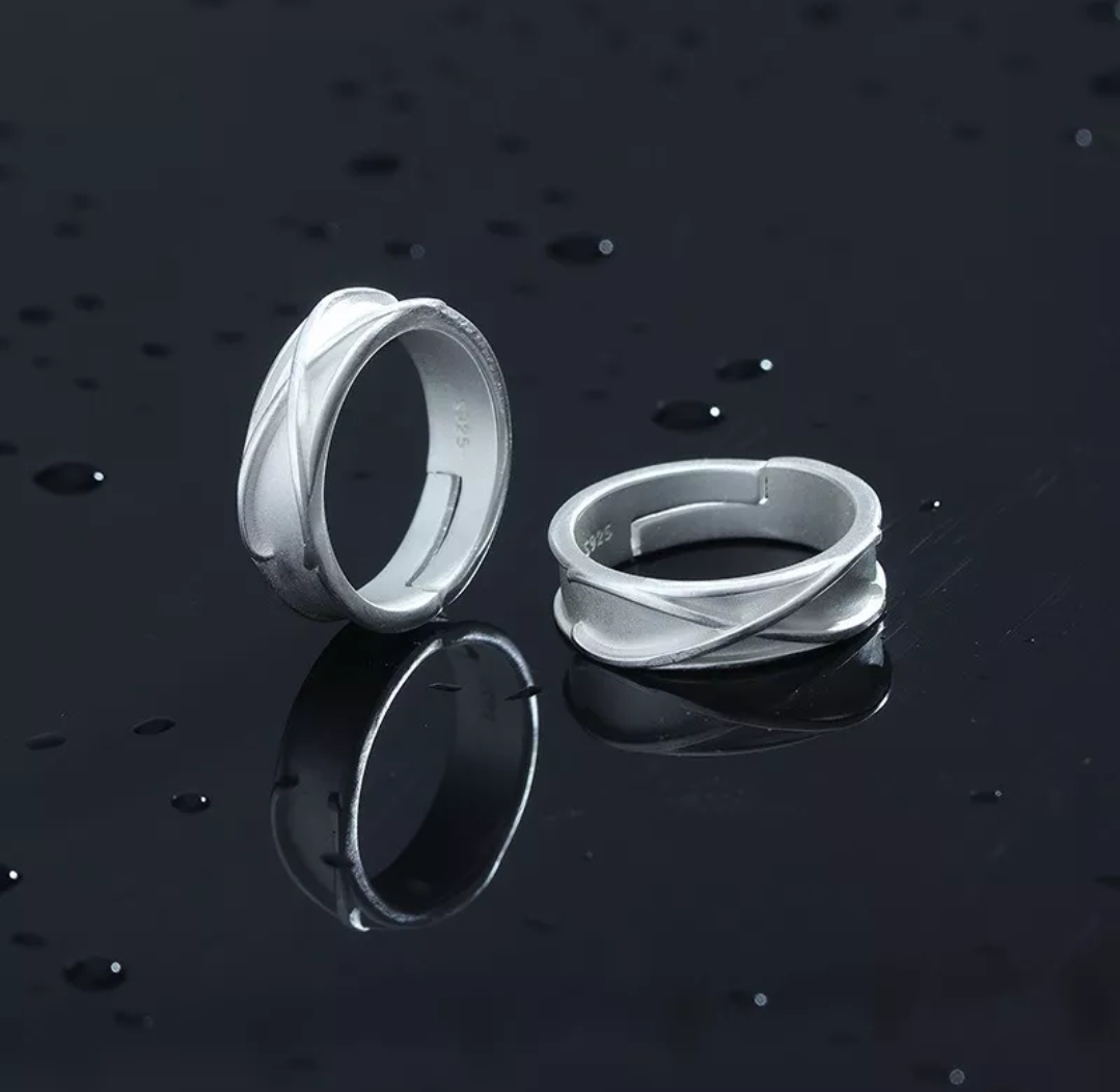 2 Piezas Anillo De Dedo Super Negro Goku Son Tiempo